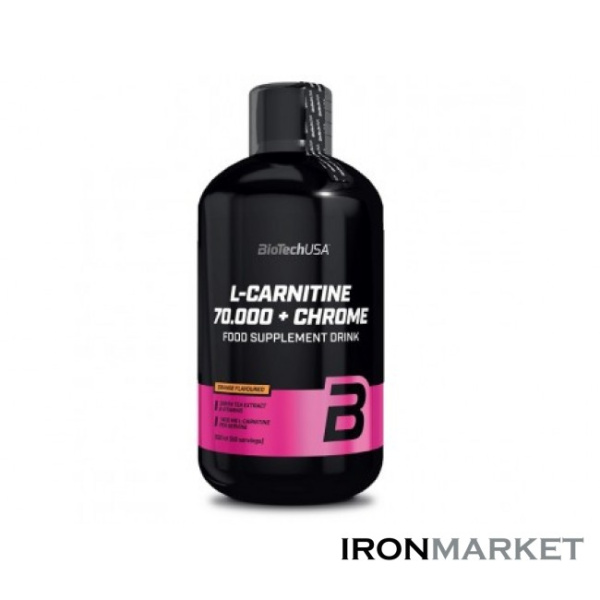 L-Carnitine 70.000мг + Chrome BioTech USA (500 мл)