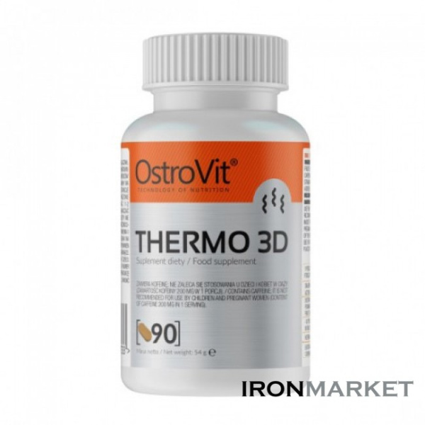 Жиросжигатель Thermo 3D OstroVit (90 таблеток)