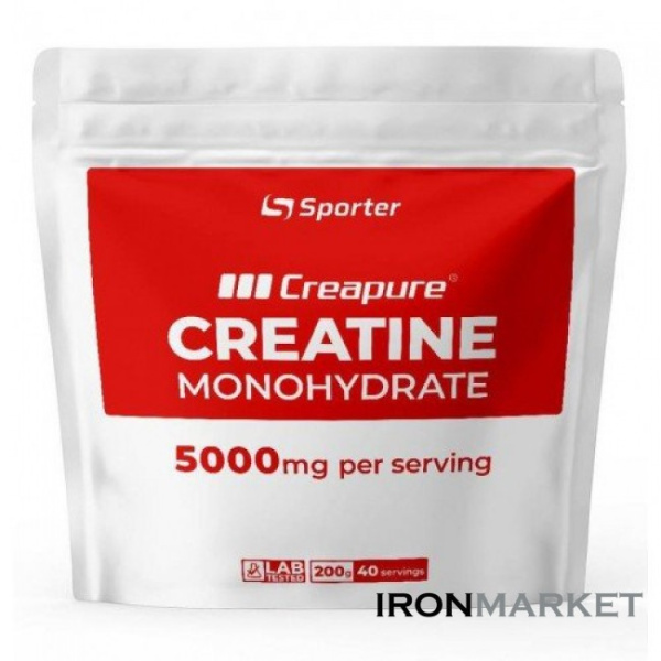 Sporter Creatine monohydrate (creapure) 200 грамм